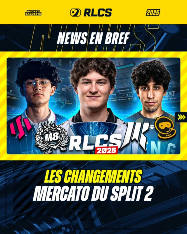 ‼️🔀 Les nouvelles équipes Rocket League (RLCS 2025 Split 2) ! Vous allez suivre quelle équipe ? 🔥

#rocketleague #rl #rlclips #rlcs #esports #gentlemates #bds