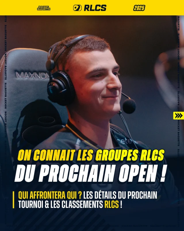 [Open 5 Split 2 Européen] La preview du prochain tournoi RLCS - Qui affrontera qui ?!

Les VS prévus pour nos français :
🔸 Karmine Corp vs. 100% - Groupe A
🔹 Vitality vs. Bobrito Bandito - Groupe B
🔸 Dopamine (Kaydop) vs. Caliente (Saizen) - Groupe B
🔹 Gentle Mates vs. $ATM - Groupe B
🔸 Ninjas in Pyjamas (Itachi) vs. Synergy - Groupe A
🔹 Team BSK vs. Smokey Bacon Association - Groupe A

📊 Le classement du Split 2 :
1️⃣ KCORP
2️⃣ Vitality
3️⃣ M8 Alpine & Dignitas

📊 Le classement de la saison Européenne :
1️⃣ KCORP
2️⃣ Vitality
3️⃣ Dignitas

🎯 La phase de groupes & les playoffs sont à suivre dès Vendredi 16 Mai, à partir de 17:00 chaque jour.
🌟 Pour vous, qui va remporter ce prochain tournoi ? ⬇️

#rocketleague #rl #esport #kcorp #vitality #gentlemates #kaydop